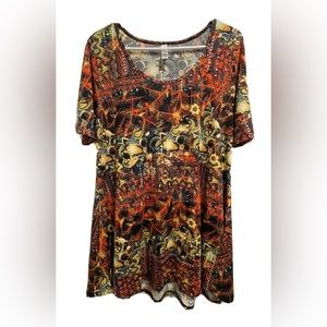 Lularoe Classic T Short Sleeve Multicolored  Size Large NWT